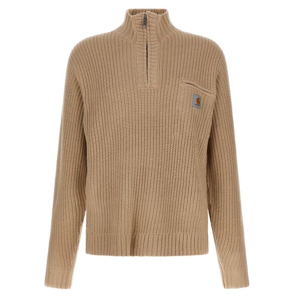 Carhartt Wip Beige Acetate Men's Cardigan